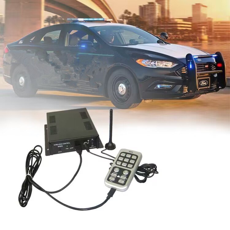 LYAF 200W Siren Emergency Vehicle Electronic Ambulance Firefighter Siren Amplifier